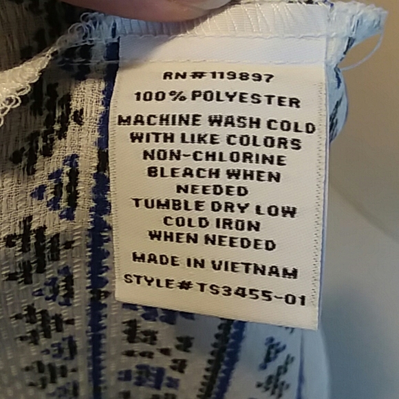 Collective Concepts swing camisole blue white - Picture 7 of 7